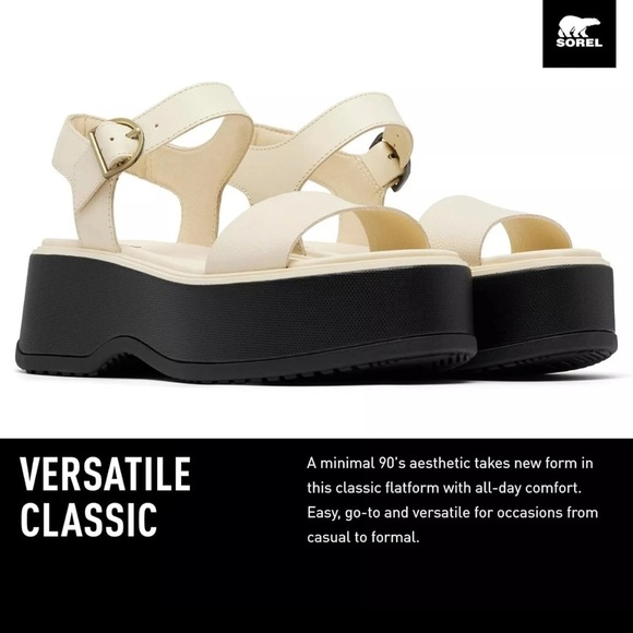 NEW Sorel Women's Dayspring Ankle Strap Platform Sandals 8.5 - Picture 3 of 10